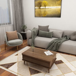 Hanah Home Dy Ada - Walnut